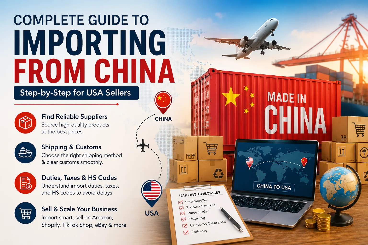 Import Guide from China to USA for E-commerce & Dropshipping (2026)